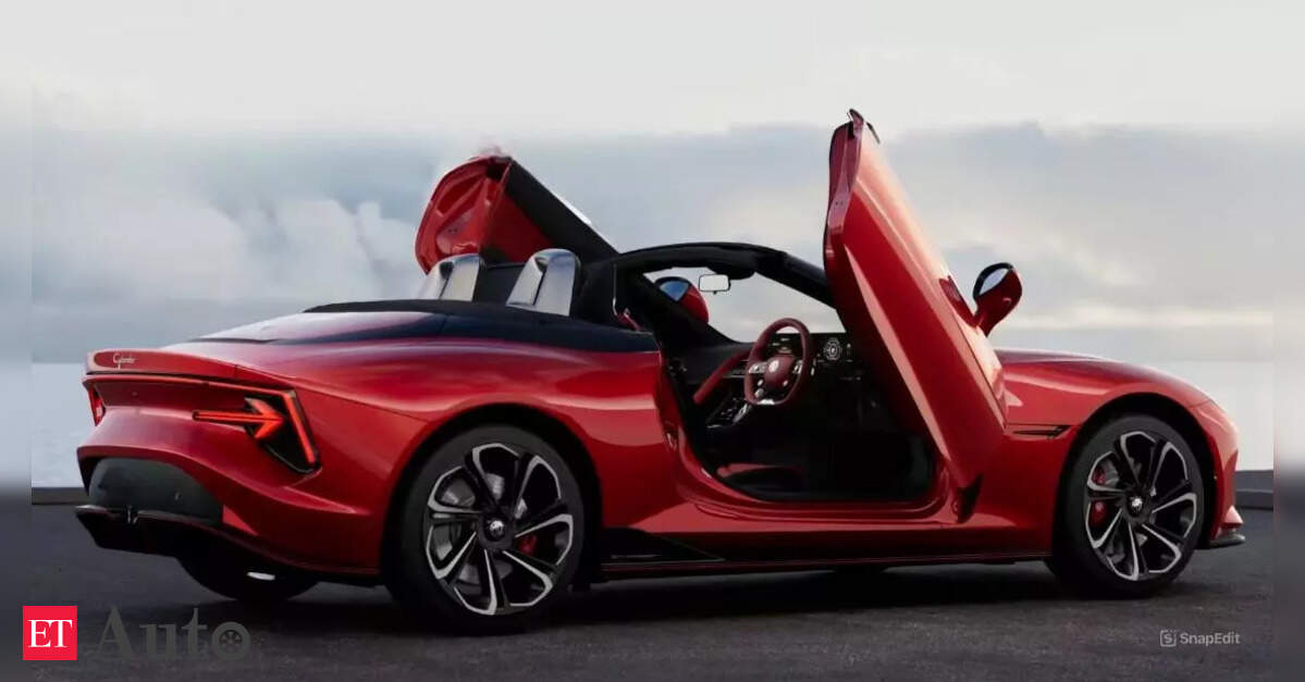 JSW MG claims Cyberster leads India’s sports car sales with up to five-month wait