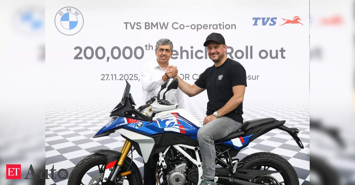 TVS Motor–BMW Motorrad cross 2 lakh production milestone in global partnership