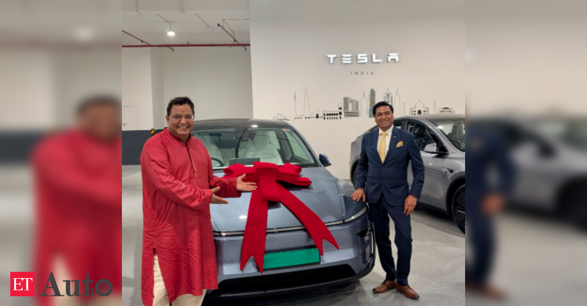 Tesla starts Model Y deliveries from new Gurugram centre; startup community among first customers
