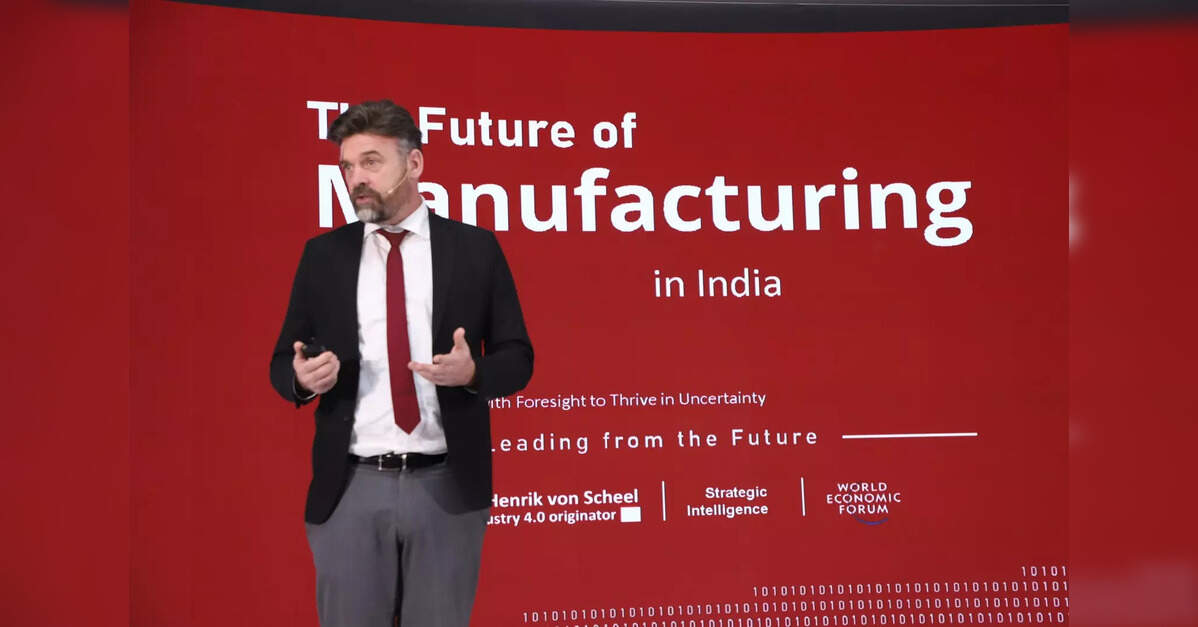 India must define its own path for industry 4.0–not just buy into the hype: Henrik von Scheel, fourth industrial revolution originator
