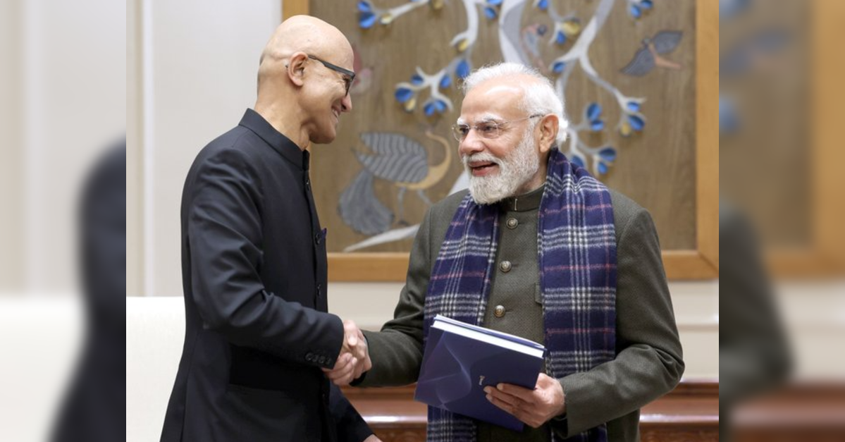 Microsoft to invest $17.5 bn in India to expand AI, cloud infrastructure: CEO Satya Nadella