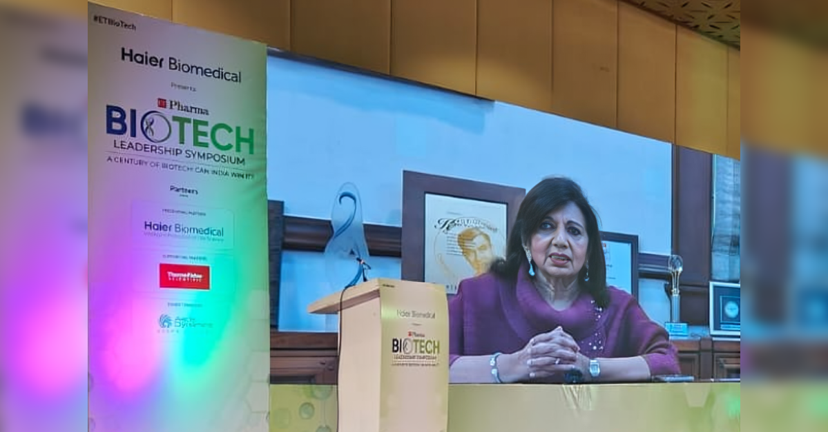 Future of Biology Is Computational; India Needs Big Push in Advanced Biotech Skills: Kiran Mazumdar-Shaw