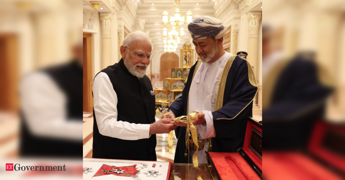 PM Modi conferred Oman’s highest civilian honour during Gulf visit