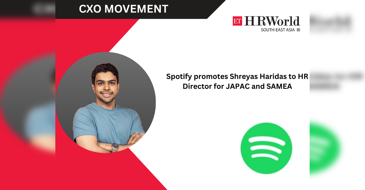 Spotify promotes Shreyas Haridas to HR Director for JAPAC and SAMEA