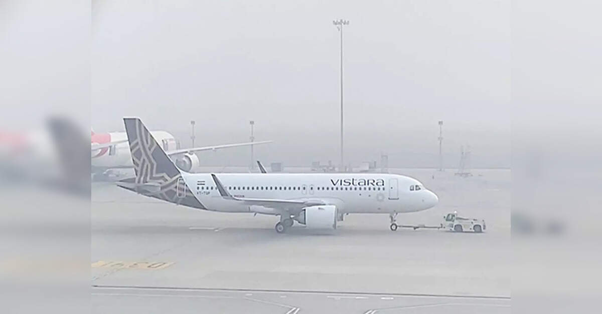 Delhi flight cancellations today: 128 flights cancelled, 8 diverted as dense fog disrupts operations