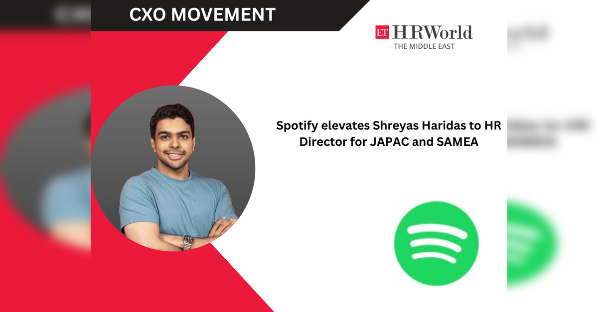 Spotify elevates Shreyas Haridas to HR Director for JAPAC and SAMEA