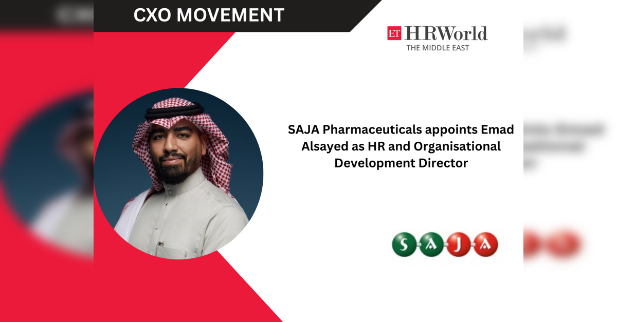SAJA Pharmaceuticals appoints Emad Alsayed as HR and Organisational Development Director