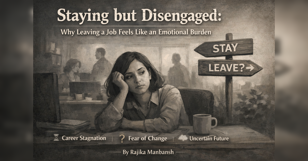 Staying but disengaged: Why leaving a job feels like an emotional burden