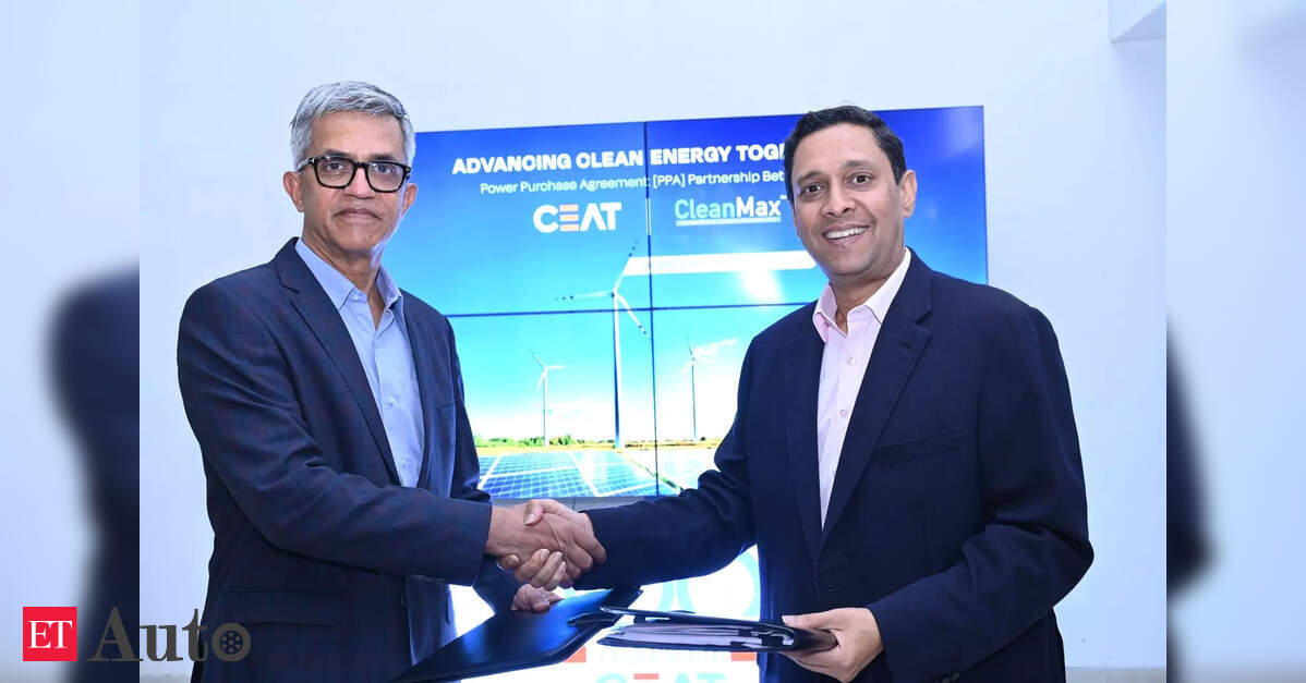 CEAT partners with CleanMax for hybrid projects to power key manufacturing facilities