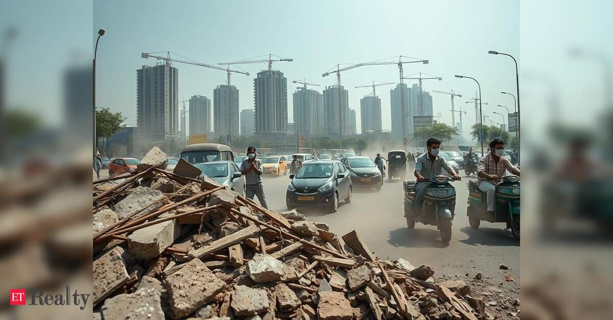 GRAP-4 in action, so what? C&amp;D waste lies in open, roads being dug in Gurugram