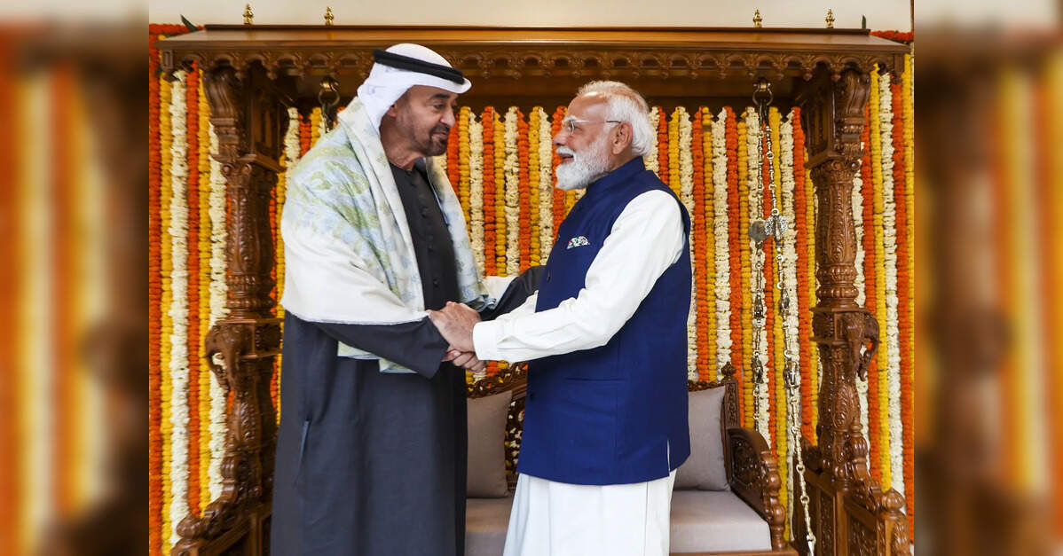 Modi hosts UAE President: Massive ₹200 billion trade target, LNG deal signed