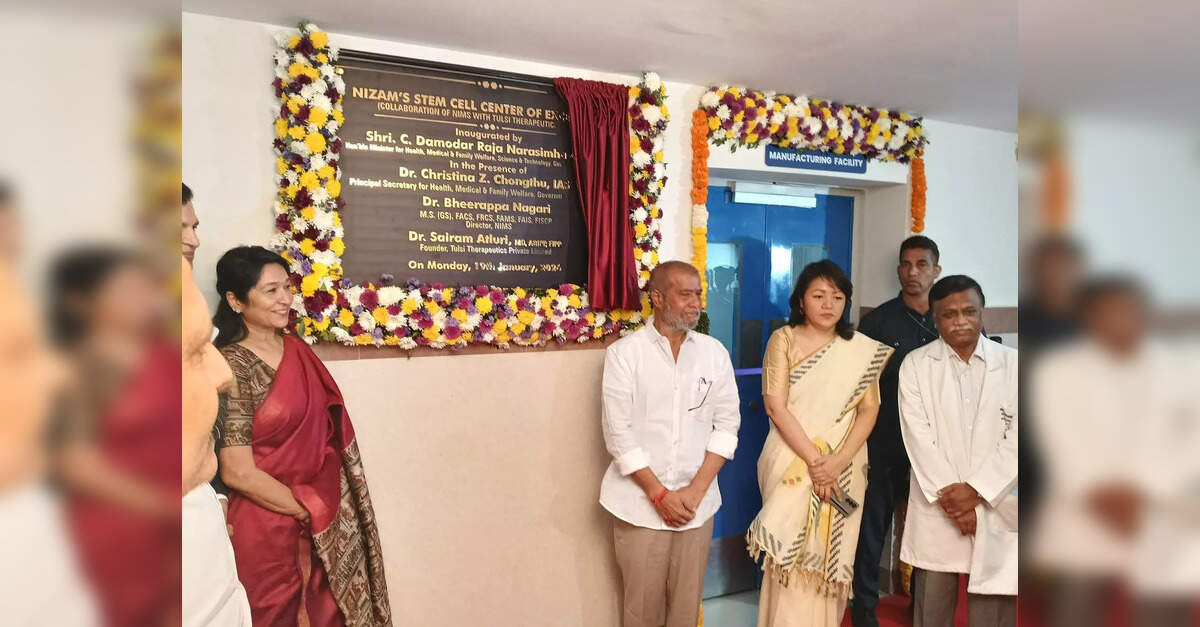 Telangana Health Minister inaugurates stem cell lab at NIMS
