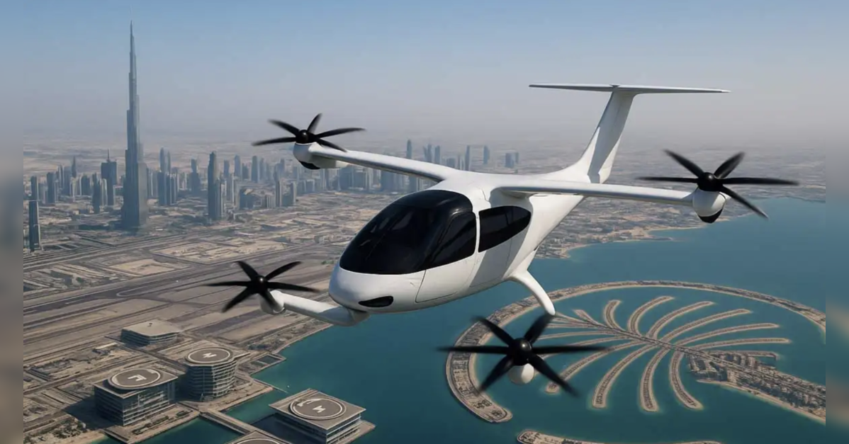 Flying taxis: Dubai residents experience the future of transport