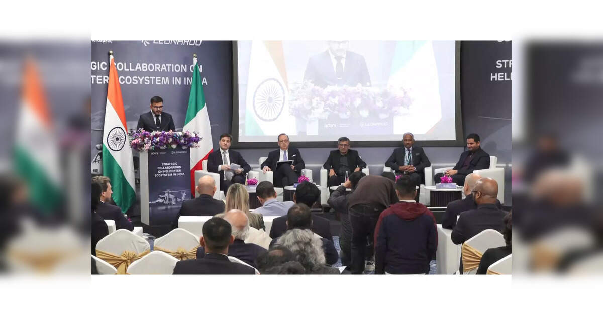 Adani Defence &amp; Aerospace, Leonardo announce strategic collaboration to build helicopter manufacturing ecosystem in India
