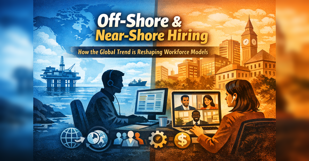 Off-shore and near-shore hiring: How the global trend is reshaping workforce models
