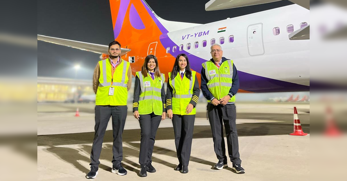 Akasa Air inducts 33rd aircraft, operated by all-women pilot crew