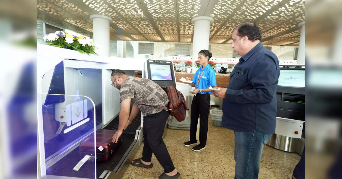 Mumbai airport introduces hybrid self bag drop counters to enhance departure efficiency