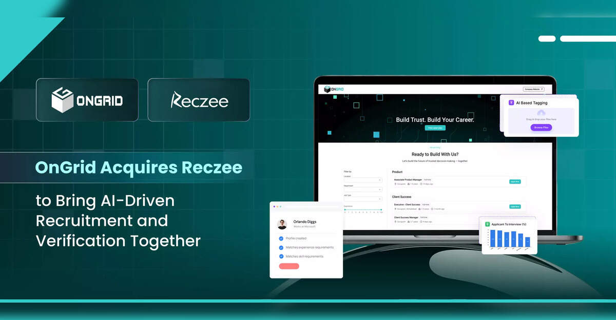 OnGrid Acquires Reczee, Signaling Closer Integration Between Hiring and Verification