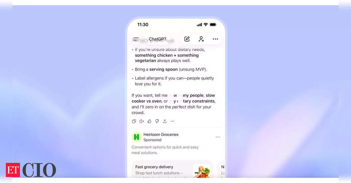 OpenAI begins testing ads in ChatGPT for free