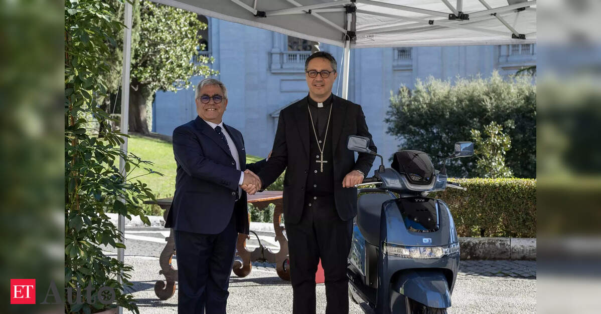 TVS Motor delivers two iQube electric scooters to Governorate of Vatican City State