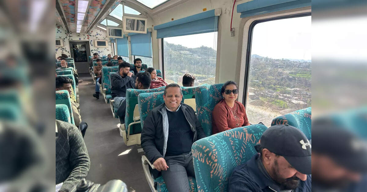 J-K: Vistadome coach introduced on Budgam-Katra special train; Service extended to Vaishno Devi Shrine