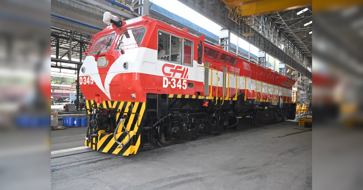 Banaras Locomotive Works dispatches tenth indigenous 3300 HP locomotive to Mozambique