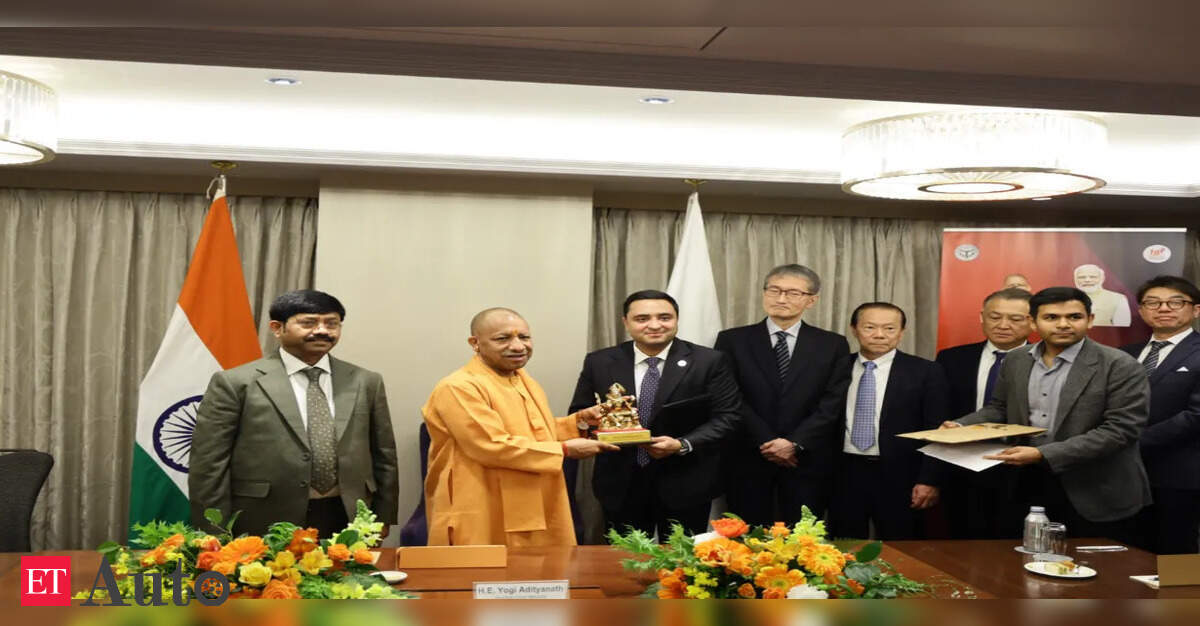 UP CM Yogi Adityanath holds talks with Suzuki, Minda in Japan to boost auto investments