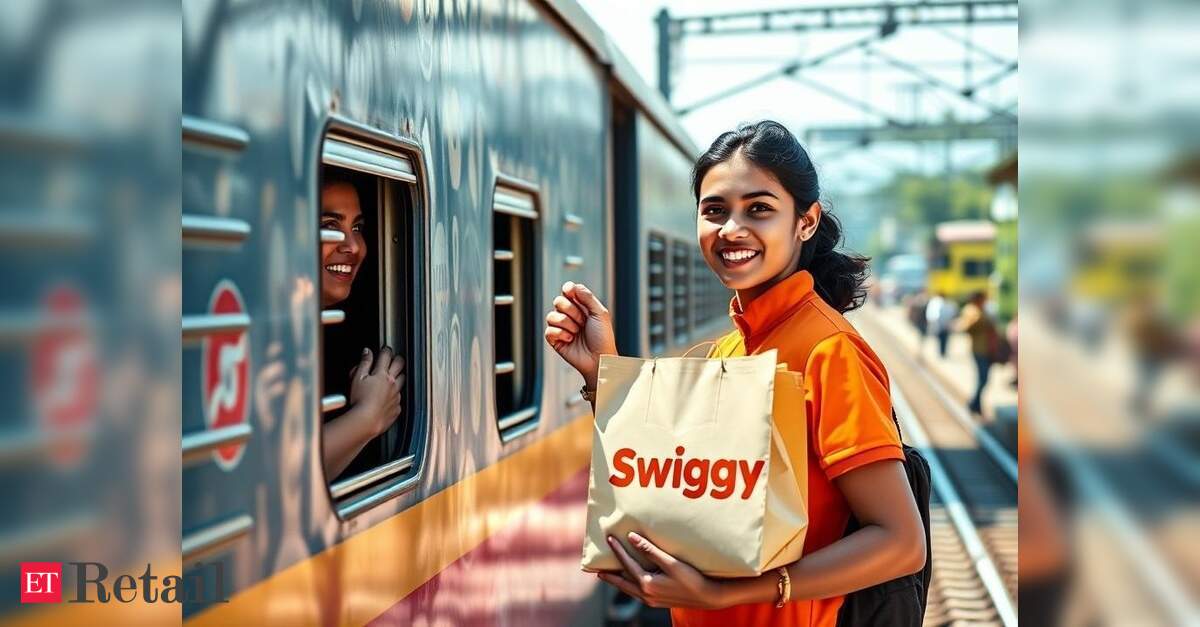 As India travels home for Holi, Swiggy takes ‘Food on Train’ to 152 stations