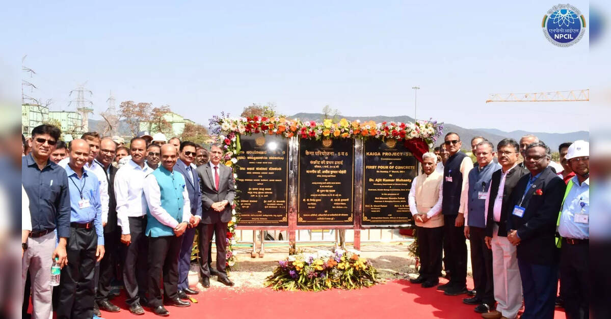 NPCIL begins construction of Kaiga units 5 &amp; 6 with First Concrete Pour