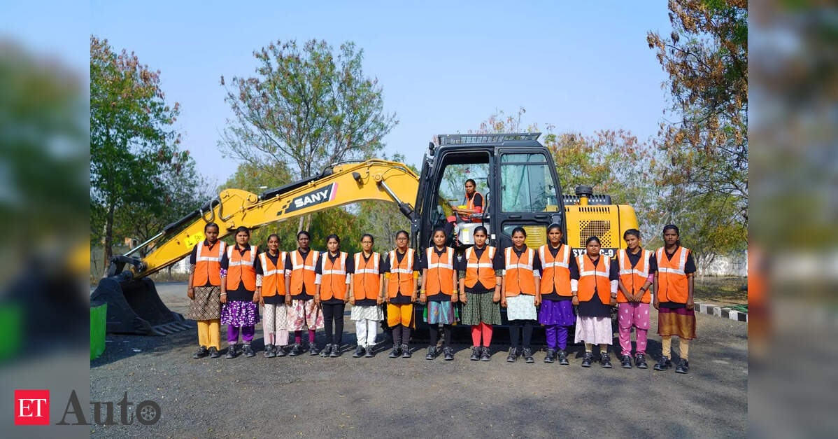 SANY India backs first all-women excavator operator training batch at NAC Hyderabad
