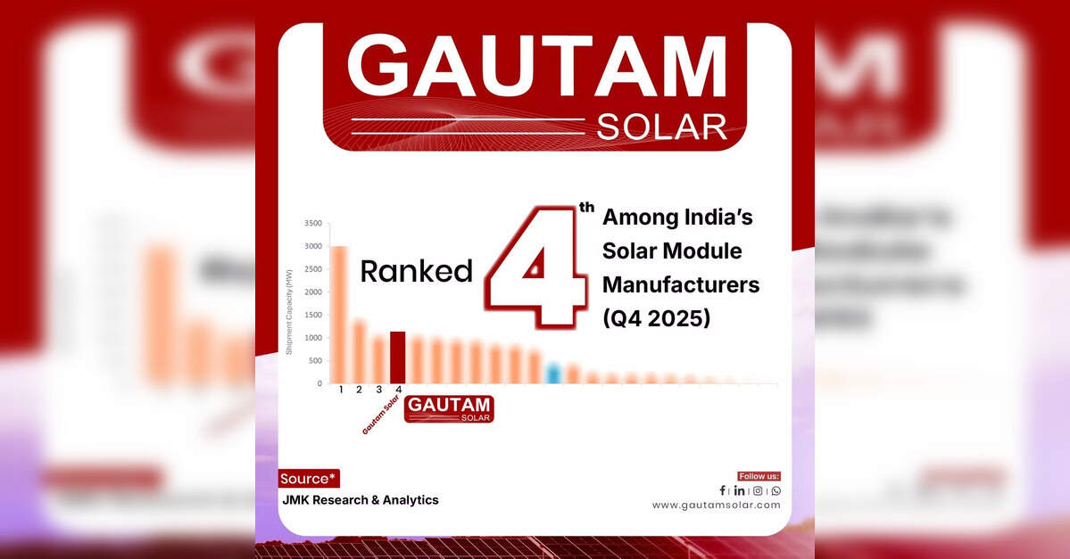 Gautam Solar breaks into India’s top four solar module manufacturers