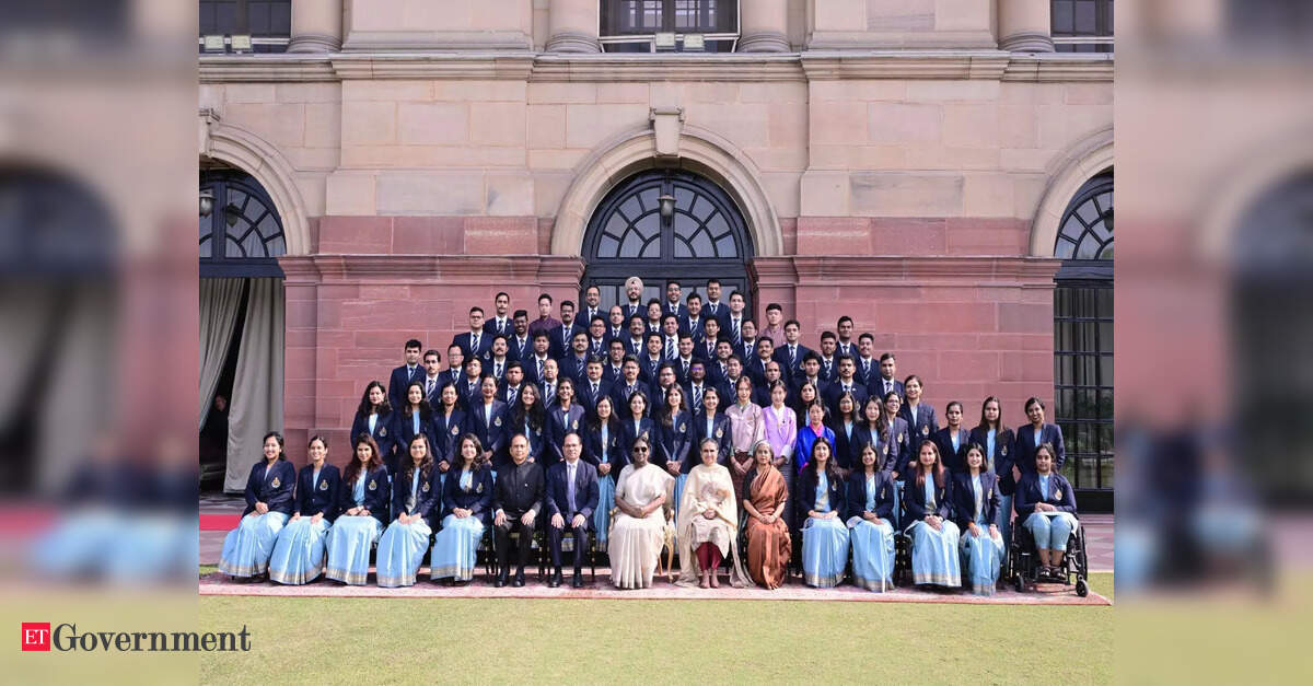 President Murmu advises IRS officer trainees on humility, constitutional values, and tax administration