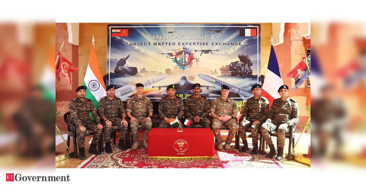 India, France held Army Expert Exchange on precision strike capabilities and modern warfare