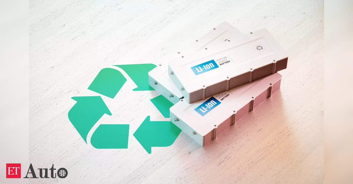 Policy for battery recycling on cards