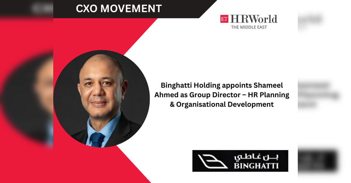 Shameel Ahmed appointed as Binghatti Holding's Group Director – HR Planning &amp; Organisational Development