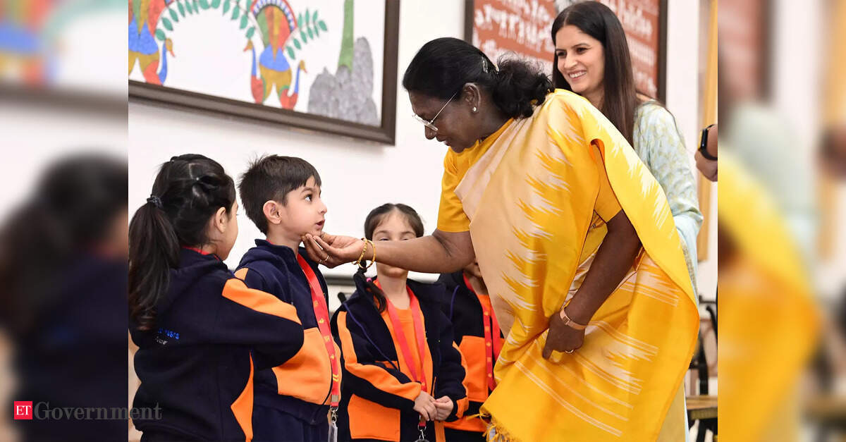 Essential that children have access to nutritious food, quality education: President Murmu