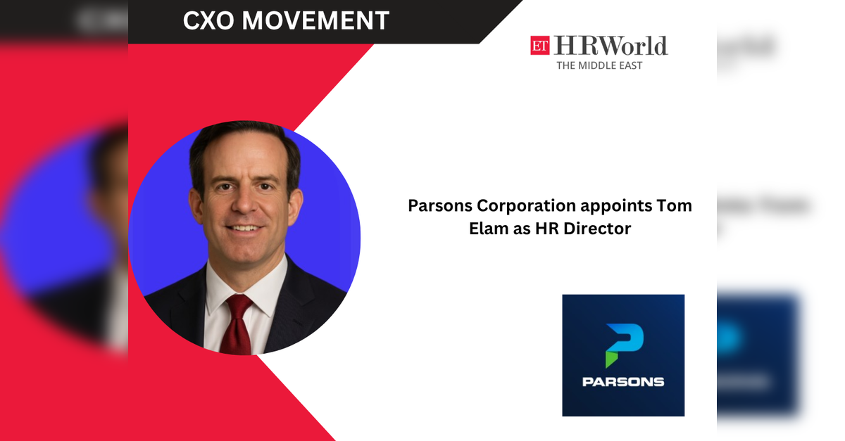 Parsons Corporation appoints Tom Elam as HR Director