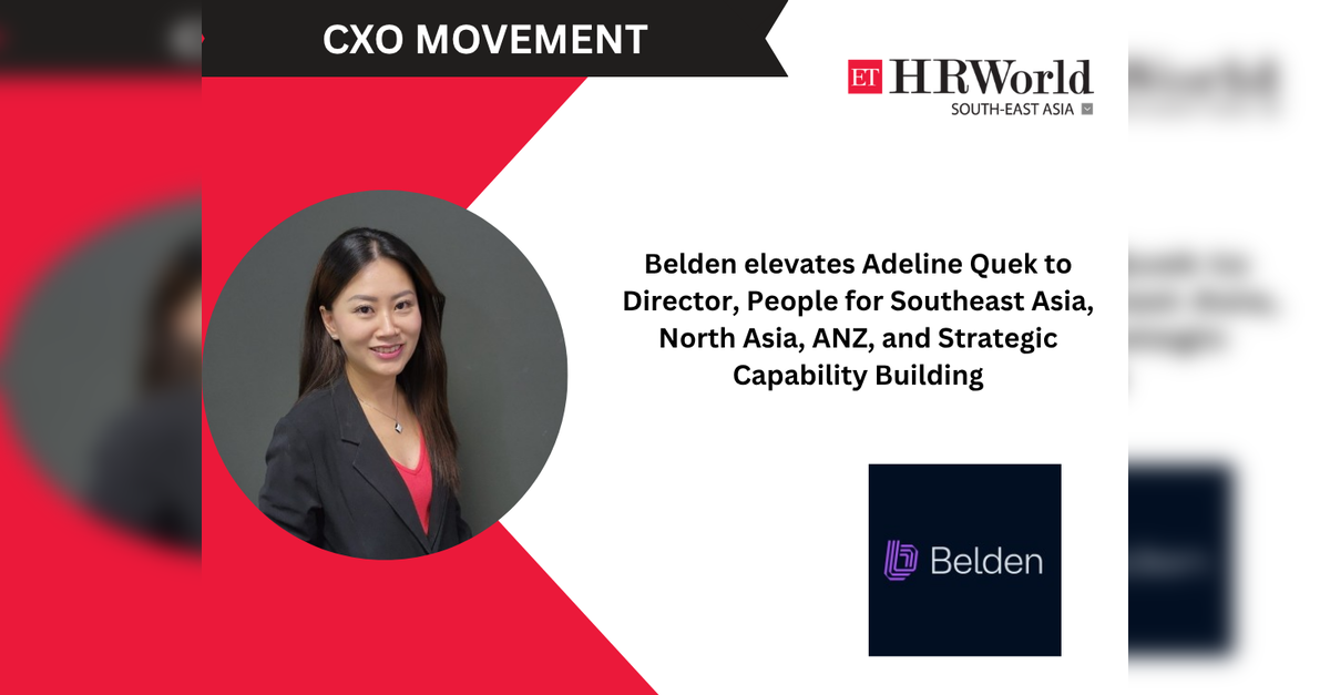 Belden elevates Adeline Quek to Director, People for Southeast Asia, North Asia, ANZ, and Strategic Capability Building