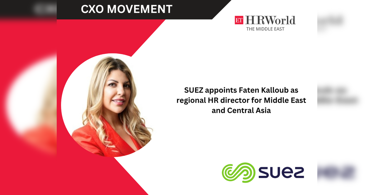 SUEZ appoints Faten Kalloub as regional HR director for Middle East and Central Asia
