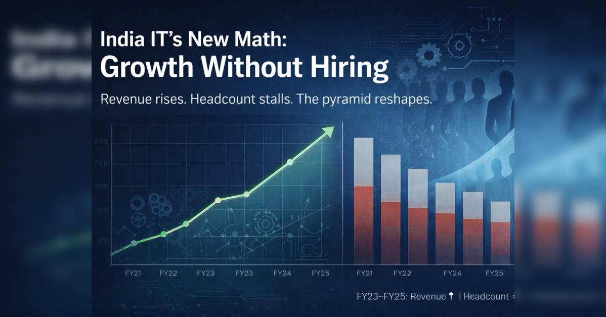 India’s IT firms break an old rule: Growth no longer needs hiring