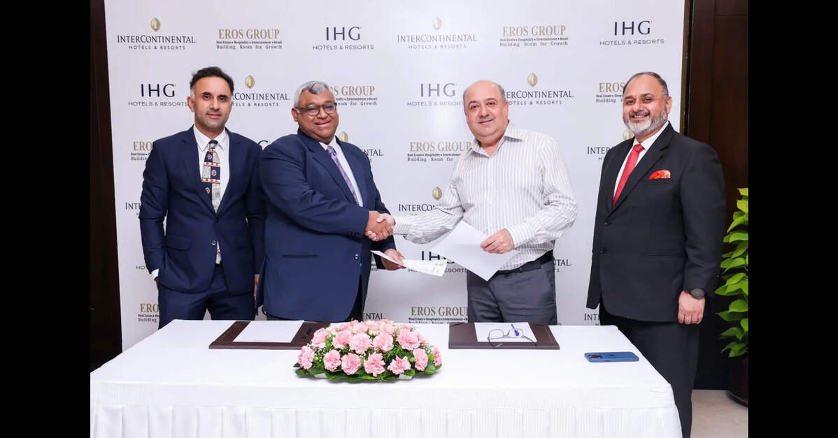 IHG Hotels &amp; Resorts to bring luxury hospitality to the heart of Delhi with signing of InterContinental Eros New Delhi Nehru Place