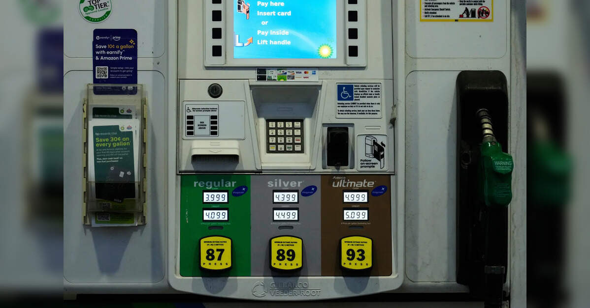 Gas prices soar past $4 for gallon of regular in US, highest since 2022