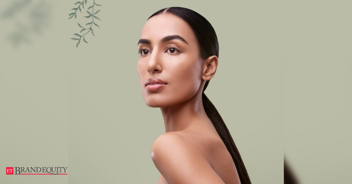 Mahieka Sharma poses as the new face of conscious beauty with Kama Ayurveda