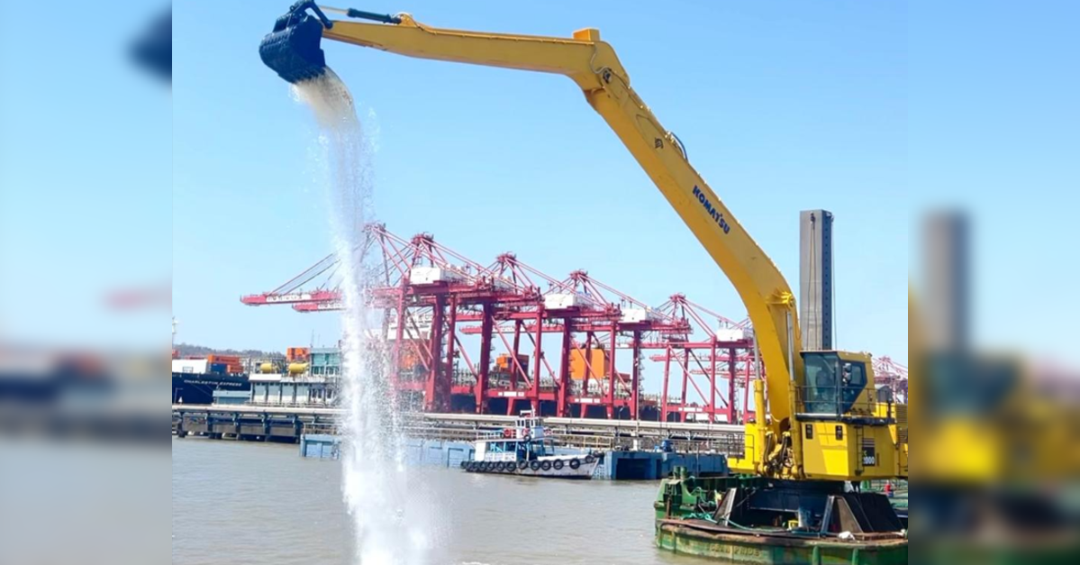 Knowledge Marine &amp; Engineering Works deploy India’s largest and deepest backhoe dredger on JNPA contract