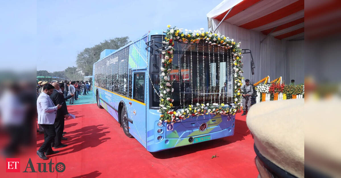 Delhi CM flags off 200 new electric buses, expands EV public transport push