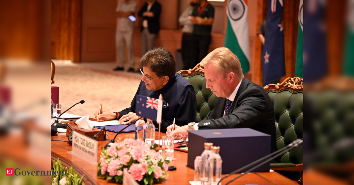 India, New Zealand sign free trade agreement after 'decade-long' talks