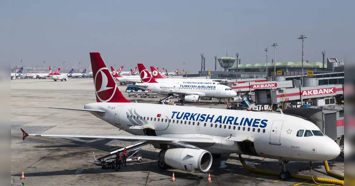 Turkish Airlines' plane suffers tyre fire during landing, all 278 passengers safely evacuated