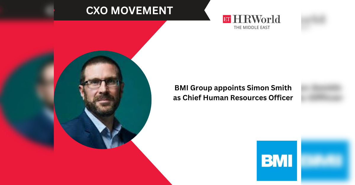BMI Group appoints Simon Smith as Chief Human Resources Officer