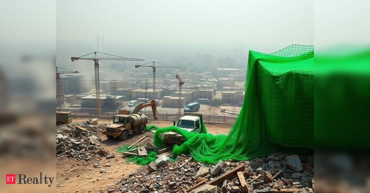 Delhi government tightens dust control norms, makes 100 GSM green nets mandatory at C&amp;D sites