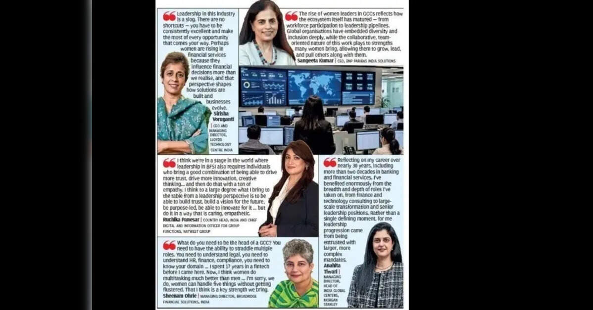 The rise of women in finance leadership in India: First it was in banking, now it is in GCCs